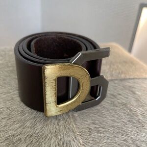 DOLCE GABBANA BROWN BELT